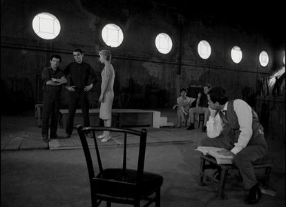 Paul Bisciglia, Giani Esposito, Henri Poirier, and Betty Schneider in Paris Belongs to Us (1961)