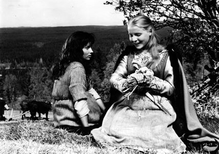 Gunnel Lindblom and Birgitta Pettersson in The Virgin Spring (1960)