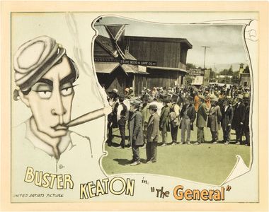 Buster Keaton and Charles Henry Smith in The General (1926)
