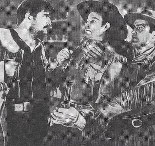 Bill Elliott and Olin Francis in Overland with Kit Carson (1939)