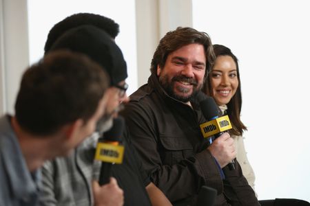 Craig Robinson, Jemaine Clement, Matt Berry, Jim Hosking, and Aubrey Plaza at an event for An Evening with Beverly Luff 