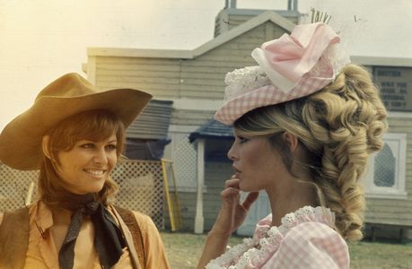 Brigitte Bardot and Claudia Cardinale in The Legend of Frenchie King (1971)