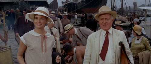 Candice Bergen and Larry Gates in The Sand Pebbles (1966)
