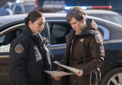Olivia Sandoval and Carrie Coon in Fargo (2014)