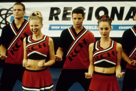 Kirsten Dunst, Eliza Dushku, Huntley Ritter, and Nathan West in Bring It On (2000)
