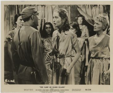 Jan Holden, Lee Montague, and Barbara Shelley in The Camp on Blood Island (1958)