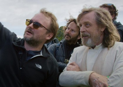 Mark Hamill and Rian Johnson in The Director and the Jedi (2018)