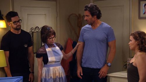 Rita Moreno, Justina Machado, Ed Quinn, and Todd Grinnell in One Day at a Time (2017)