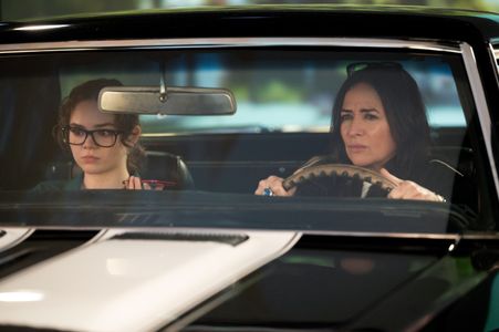 Pamela Adlon and Hannah Riley in Better Things: Rip Taylor's Cell Phone (2022)