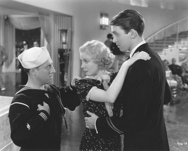 James Stewart, Una Merkel, and Sid Silvers in Born to Dance (1936)