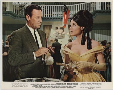 William Holden and Janice Rule in Alvarez Kelly (1966)