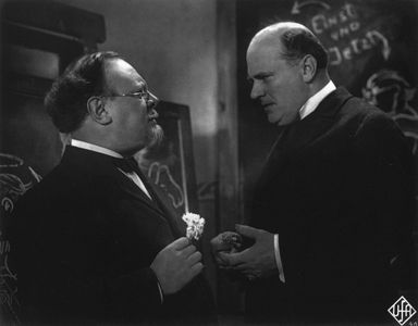 Emil Jannings and Eduard von Winterstein in The Blue Angel (1930)