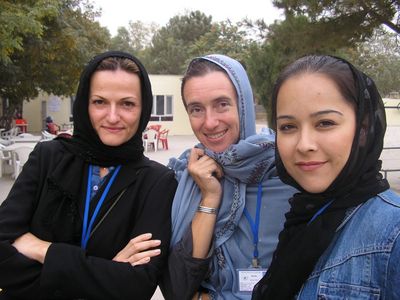 FRONTRUNNER “Triple Threat” - Virginia W, Susan Bryant, and Halima Kazem - in Afghanistan