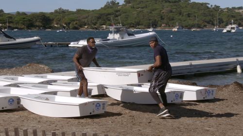 Cedric Ceballos and Shawn Marion in The Amazing Race (2001)