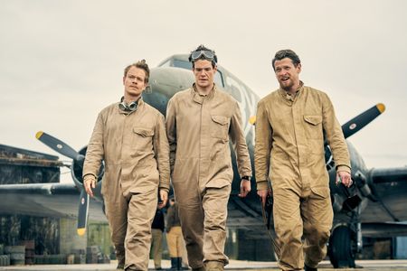 Alfie Allen, Jack O'Connell, and Connor Swindells in Rogue Heroes (2022)