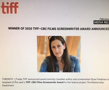 2020 TIFF-CBC Screenwriter's Award