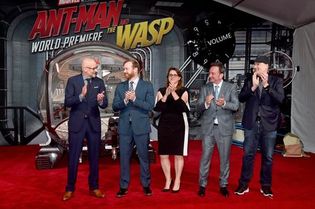 Victoria Alonso, Stephen Broussard, Louis D'Esposito, Kevin Feige, and Peyton Reed
