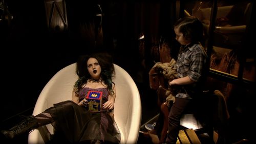 Elizabeth Gillies and Max Wright in Victorious: Helen Back Again (2011)