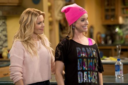 Andrea Barber and Candace Cameron Bure in Fuller House (2016)