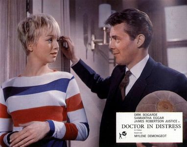 Dirk Bogarde and Mylène Demongeot in Doctor in Distress (1963)