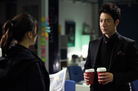 Hyeon-jae Jo and Ha-seon Park in Ad Genius Lee Tae Baek (2013)