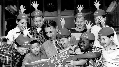 Dr. Seuss and Tommy Rettig in The 5,000 Fingers of Dr. T. (1953)