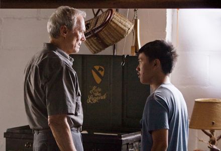 Clint Eastwood and Bee Vang in Gran Torino (2008)