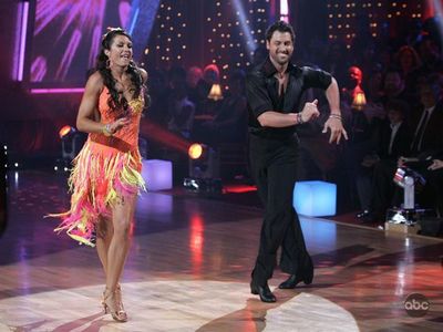 Maksim Chmerkovskiy and Misty May-Treanor in Dancing with the Stars (2005)