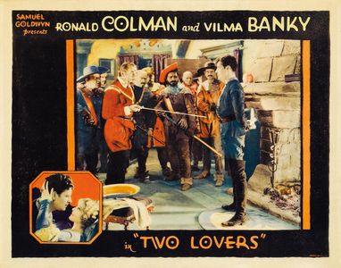 Noah Beery, Vilma Bánky, Ronald Colman, and Lon Poff in Two Lovers (1928)