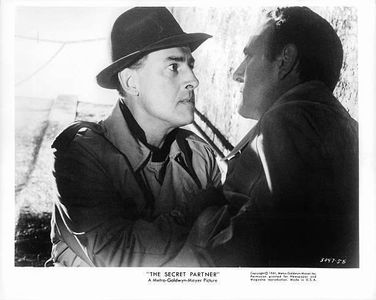 Stewart Granger and Hugh Burden in The Secret Partner (1961)
