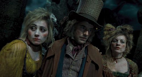 Daniel Evans, Frances Ruffelle, and Julia Worsley in Les Misérables (2012)