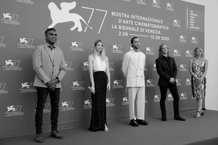 The Furnace delegation attending the film's premiere at the 77th Venice Film Festival
