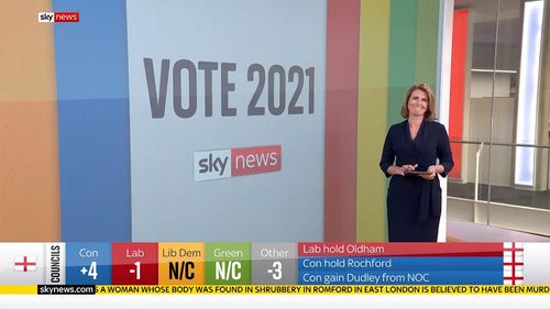 Jayne Secker in Sky News: Vote 2021 Election Results (2021)