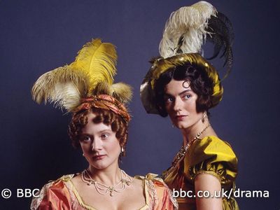 Anna Chancellor and Lucy Robinson in Pride and Prejudice (1995)