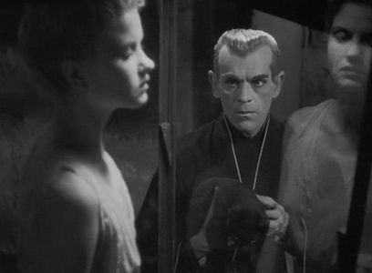 Boris Karloff and Lucille Lund in The Black Cat (1934)