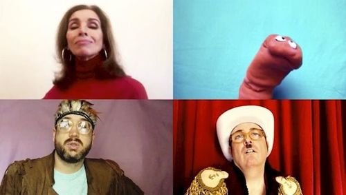 Ana Belén, Carlos Buleo, Carlos Areces, and Aníbal Gómez in Ojete Calor Feat. Ana Belén: Agapimú (2020)