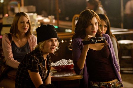 Janel Parrish, Emily Tennant, Britt Robertson, and Alexia Fast in Triple Dog (2010)