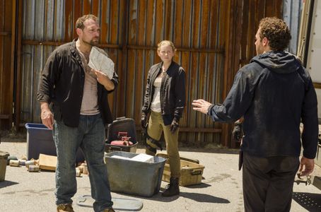 Martinez, Ross Marquand, and Lindsley Register in The Walking Dead (2010)