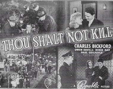 Charles Bickford, Paul Guilfoyle, Owen Davis Jr., and Doris Day in Thou Shalt Not Kill (1939)
