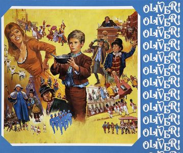 Oliver Reed, Mark Lester, Ron Moody, Shani Wallis, and Jack Wild in Oliver! (1968)