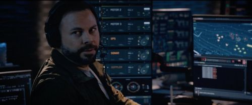 Still from Fate of the Furious, opposite Charlize Theron. The reliable computer Tech.