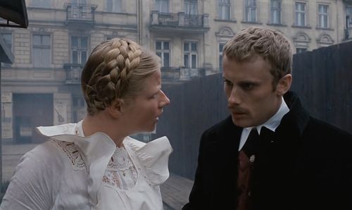 Bozena Dykiel and Daniel Olbrychski in The Promised Land (1975)