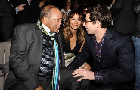 Quincy Jones, Rashida Jones, and Andy Samberg at an event for Celeste & Jesse Forever (2012)