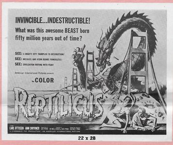 Bent Mejding and Ann Smyrner in Reptilicus (1961)