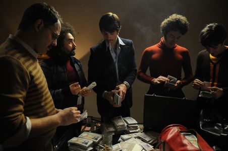 Moritz Bleibtreu, Kim Rossi Stuart, Nicola Acunzo, Lino Guanciale, and Paolo Mazzarelli in Angel of Evil (2010)