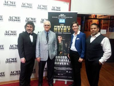 THE PINEVILLE HEIST Premiere screening in LA with Director Lee Chambers and CEO of Black Wlf Media, Rio Valentin.