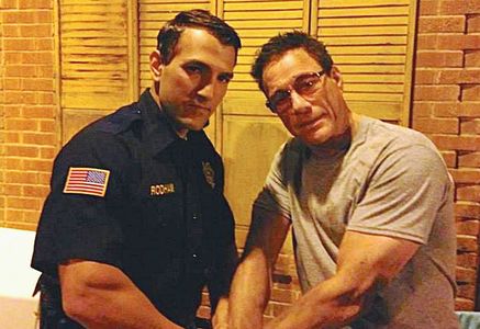Swelter with JCVD - JCVD asked me if I needed to be his eyeline for camera. One of my childhood Idols.