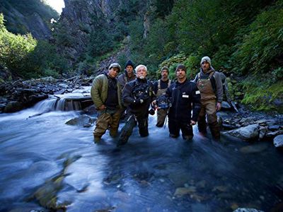 Rich Webster, Fred Hurt, Dustin Hurt, Paul Richardson, Wes Richardson, and Carlos Minor in Gold Rush: White Water (2018)