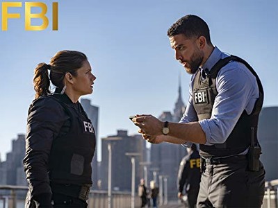 Missy Peregrym and Zeeko Zaki in FBI (2018)