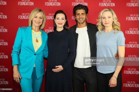 Alexis Jacknow, Melora Hardin, and Jay Ali at the 'Clock' SAG-AFTRA Foundation Q&A